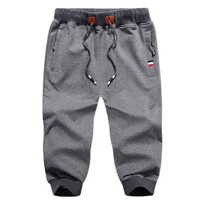 Black Knitted Sports Shorts for Boys Large