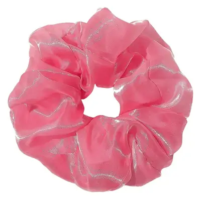 Green Silk Hair Scrunchie for Women
