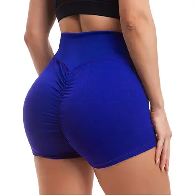 Blue High Waist Yoga Hip Pants for Women