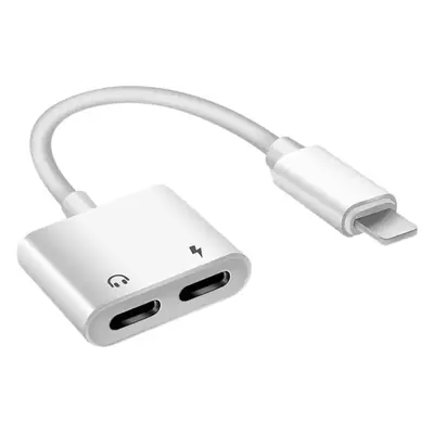 Two-in-One Lightning to 3.5mm Adapter for iPhone 7-15