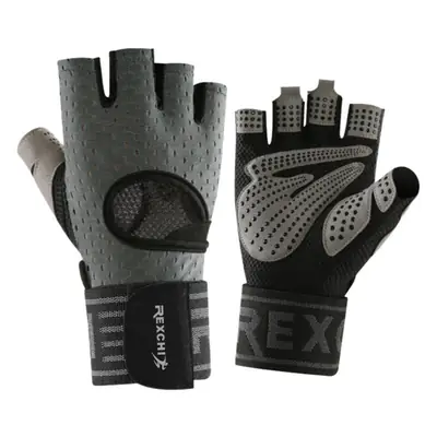 Sports Half Finger Gloves Men Women Breathable Non-Slip