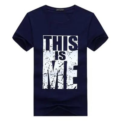 Men Maroon Graphic T-Shirt Slim Fit Short Sleeve