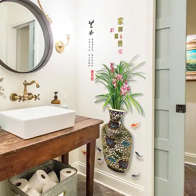 Waterproof Wall Sticker for Bathroom Decor