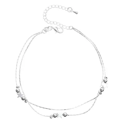 European & American Cross-Country Jewelry Beaded Star Foot Chain 215cm