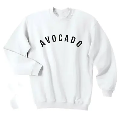 AVOCADO Round Neck Sweatshirt White