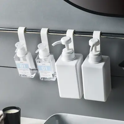 Plastic Bathroom Storage Hooks 2.5x3.1cm Each
