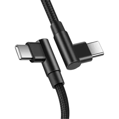 Type-C to Type-C Data Cable 60W PD Fast Charging Black