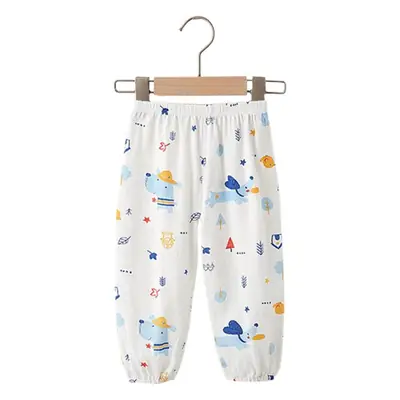 Girls Anti-Mosquito Cotton Pants Summer Loose Casual