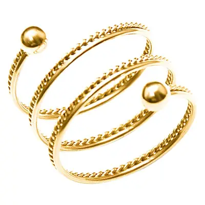 French Niche Double Layer Steel Ring Variety