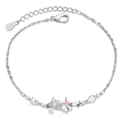 Flash Diamond Flower Bracelet for Women