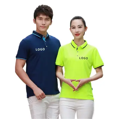 Men's Neon Polo Shirt Casual Sportswear