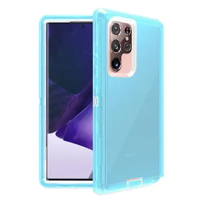 Transparent 3-In-1 Mobile Phone Case with Shock Absorption Design