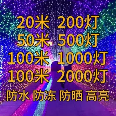 Cross-border LED Light String Starry Sky Holiday Decor