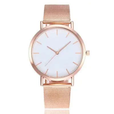 Gold Mesh Strap Women's Quartz Watch