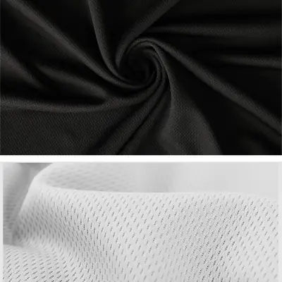 Men Women White Mesh T-Shirt Quick Dry Summer