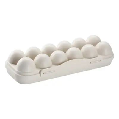 Pink 18-Grid Egg Storage Box with Lid