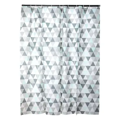 Grey Triangle Geometric Wallpaper for Bathroom