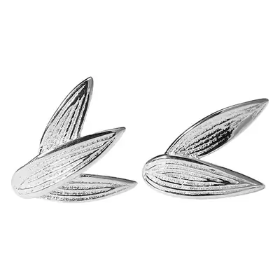 Vintage Bamboo Leaf Earrings for Women S925 Silver