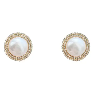 S925 Silver Pearl Rhinestone Earrings for Women