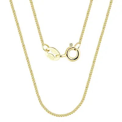 Gold Plated Women's S925 Sterling Silver Necklace with Clasp