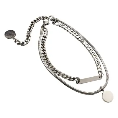 Titanium Steel Snake Bone Anklet for Men Women