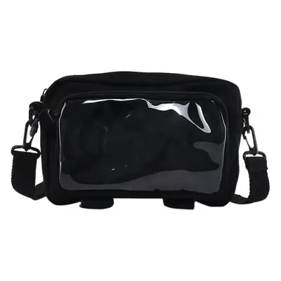 Women Cartoon Shoulder Bag Transparent K-Style Doll Bag