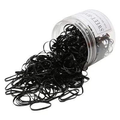 500 Pack Transparent Rubber Bands for Girls Hair Accessories