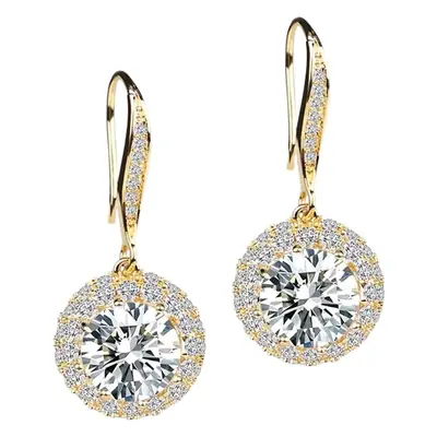 Zircon Stud Earrings for Women 2025 Trendy Geometric Design