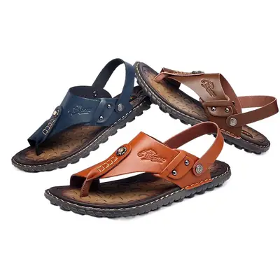 2020 Summer Sandals 47 plus size Lightweight Dual-Use Casual Flip-Flops Clip-Leg Breathable Outdoor Beach Shoes Men's Trendy