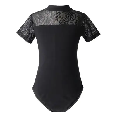 Children's Lace Backless Dance Bra Stand Collar