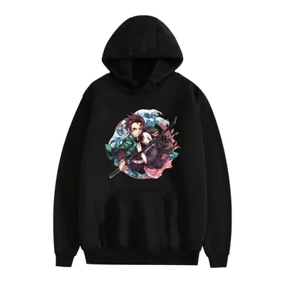 Men Women Hooded Sweatshirt Tankou Graphic Red