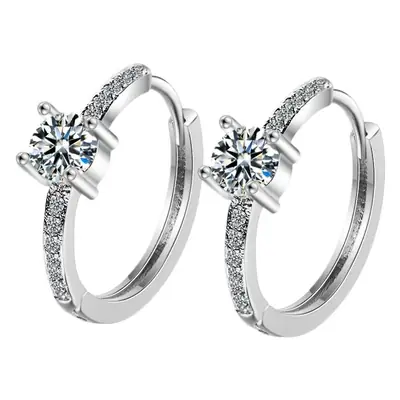 Elegant Zircon Crown Earrings for Women