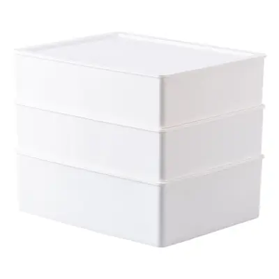 Three-in-One Underwear Storage Box for Home Organization