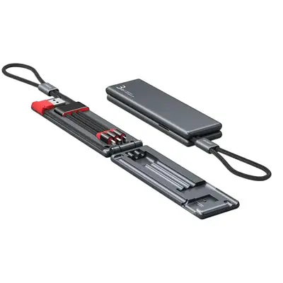 Portable 3-in-1 Charging & Data Cable for Small Devices