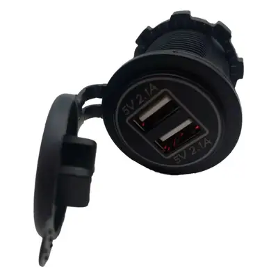Car Charger Dual Port USB Fast Charging Socket