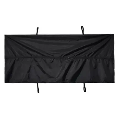210D Black Outdoor Storage Bag with Latches