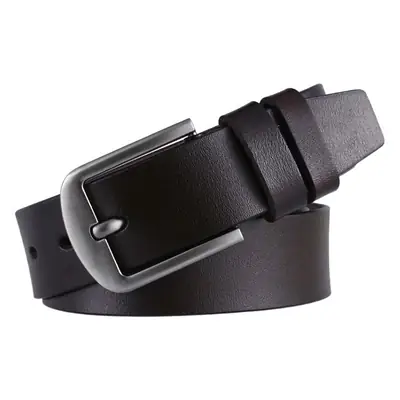 Red Genuine Leather Belt 3.8cm for Men