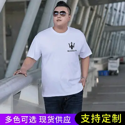 Men Black Starry Sky Cotton T-Shirt Large