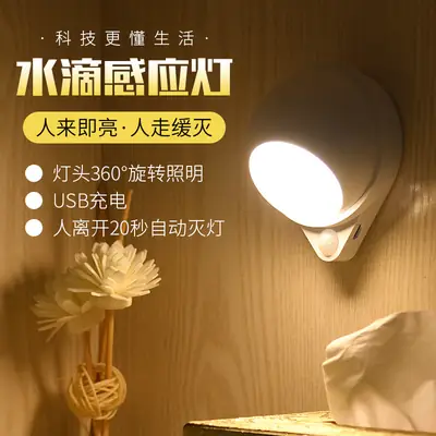 USB Rechargeable 360° Sensor Night Light