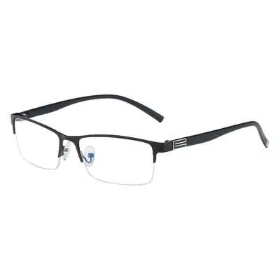 Men's Half-Framed Anti-Blue Light Glasses for Business Men