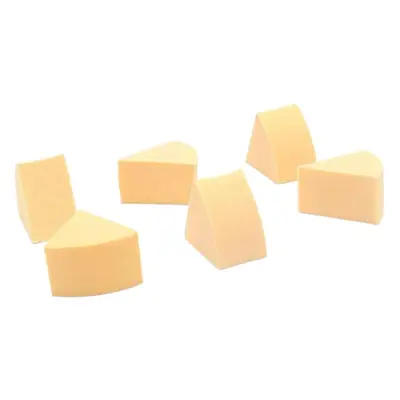 Dual-Use Makeup Sponges 6 Pcs Half Dry Half Wet