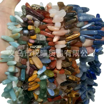 Irregular Natural Crystal Tooth Gravel Medium Hole