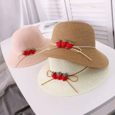 Women Straw Hat Summer Sunscreen Big Brim Beach Hat
