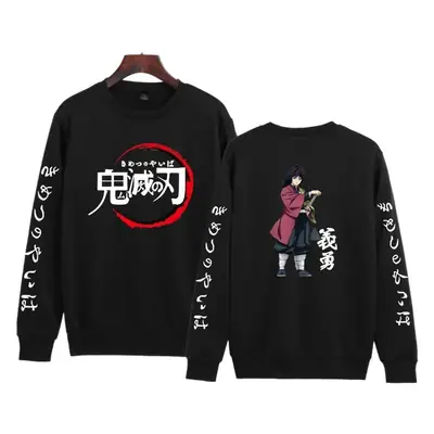 Red Anime-themed Sweatshirt Set for Boys Girls