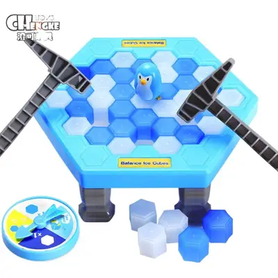 Interactive Penguin Ice Breaking Wall Toy for Kids
