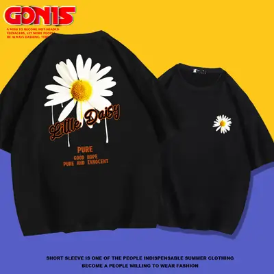 Y Little Daisy Short Sleeve T-Shirt Pure Cotton Men Women