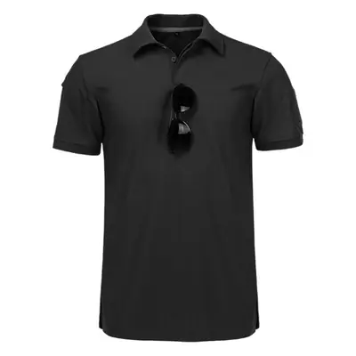 Men's Green Polo T-Shirt with Sunglasses