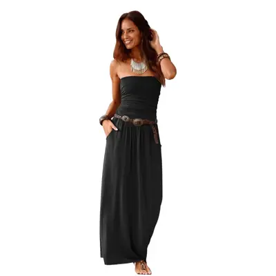 2020 Summer Strapless Sleeveless Dress for Women