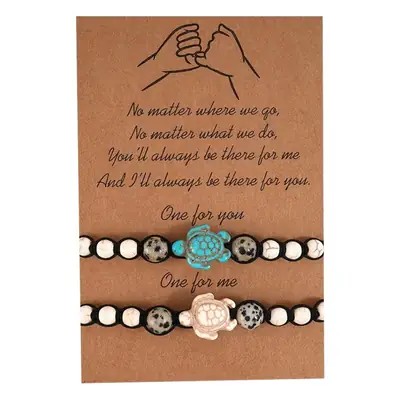 Turquoise Floral Beaded Bracelet for Women