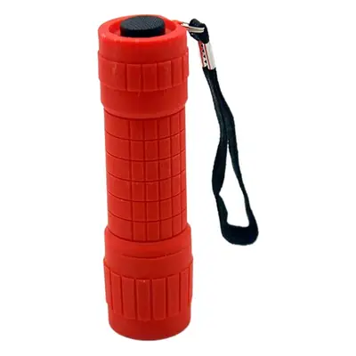 Outdoor LED Flashlight Yellow Dry Battery Portable